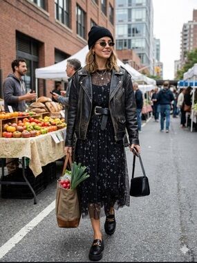 🄷&🄼 Floral Boho dress with tank dress under